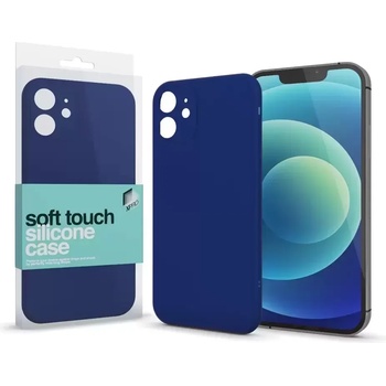 XPRO Soft Touch силиконов калъф за тънък тъмносин Apple iPhone 15 устройство (128898)