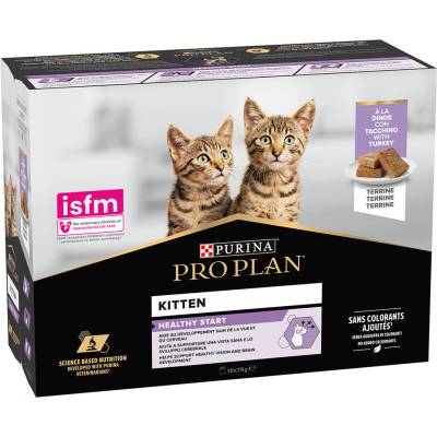 PRO PLAN Kitten Healthy Start krůta 10 x 75 g