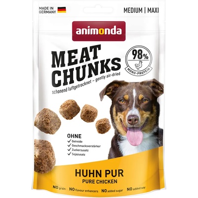 Animonda 80г Meat Chunks Medium / Maxi Animonda, лакомство за кучета - чисто пилешко
