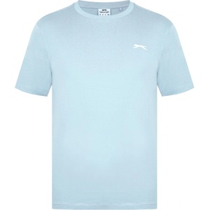 Slazenger Мъжка тениска Slazenger Plain T-Shirt Mens - Powder Blue