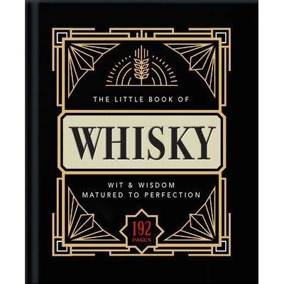 The Little Book of Whisky: Matured to Perfection-A Fine Blend of Whisky Facts, Stats, Quotes & Quips - (Hippo Orange)