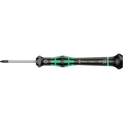 Wera 2067 pro elektroniku a jemnou mechaniku šroubovák Torx Velikost šroubováku T 1 Délka dříku: 40 mm 1 ks