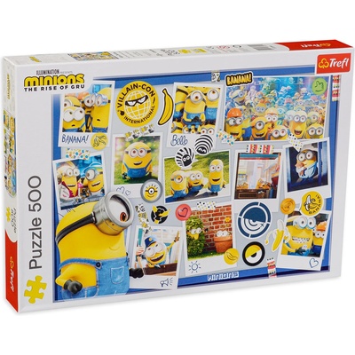 Trefl Пъзел Trefl от 500 части - Снимки на миньони (37390)
