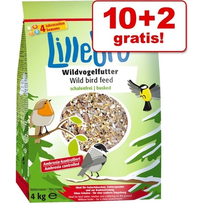 Lillebro Divoké ptactvo bezslupkové 3 x 4 kg