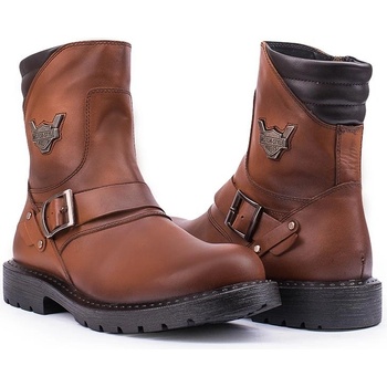 Marwells Мъжки боти от естествена кожа - Кафяви 2021083432 (320580_Кафяво)