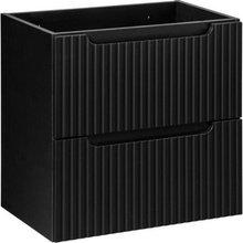 COMAD - Skrinka pod umývadlo 60cm 2 zásuvky NOVA BLACK 5907611663745