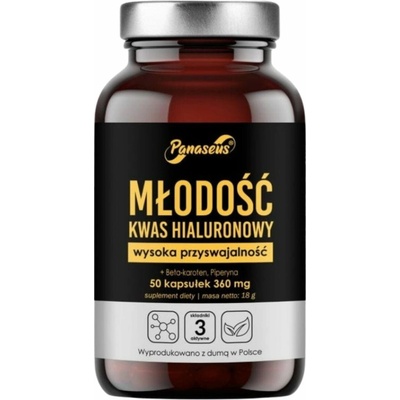 Panaseus Kyselina hyalurónová pre mladých 50 kapsúl