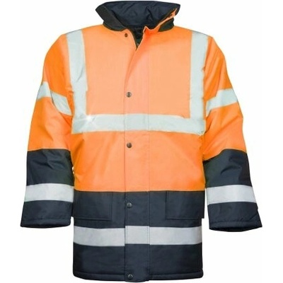 Ardon REF602 zimná bunda hi viz oranžovomodrá