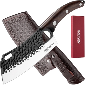 HARAHU Кухненски нож за рязане harahu ma-30241 - Кафяв kp30241 (ma-30241)