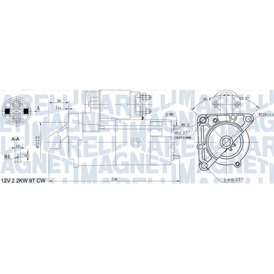 Štartér MAGNETI MARELLI 063721160010