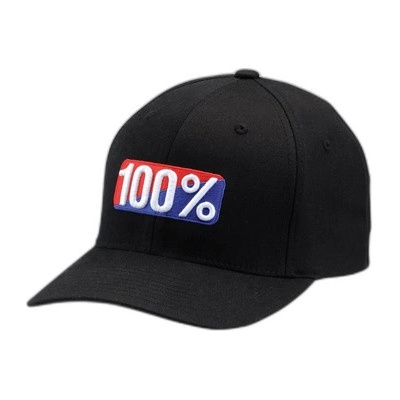 100 % Lin Casquette classic flexfit cap x-fit Černá