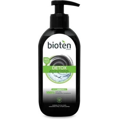 Bioten Cosmetics Почистващ мицеларен гел за лице за нормална към мазна кожа, Bioten Detox Micellar Cleansing Gel normal to oily skin 200ml