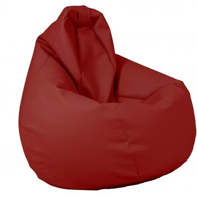 Pufrelax Калъф за пуф круша, 220л. , Nirvana Hobbit - Bordo, (Не съдържа пълнеж), Еко кожа