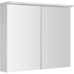 SAPHO KAWA - Огледален шкаф с LED осветление 70x80x22 см, бял WGL80S (WGL80S)