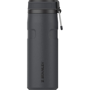 STANLEY Черен термос от неръждаема стомана 470 ml IceFlow Bottle Twist Flip Black - Stanley (100000108174)