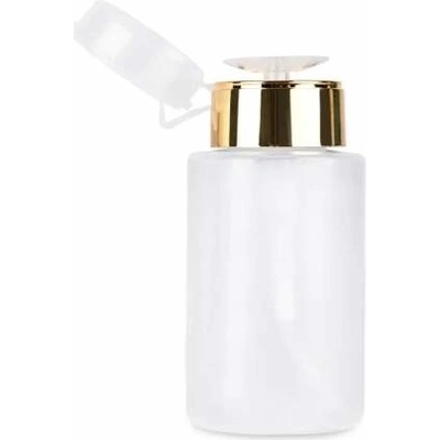 Starnails Plastový dávkovač s pumpičkou 150 ml zlatý