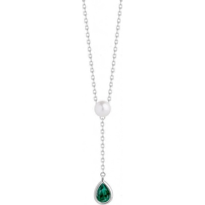 Preciosa Něžný stříbrný s pravou perlou pure pearl 5336 66