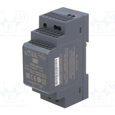 MEAN WELL DDR-30G-24 Měnič: DC/DC; 30W; Uvst: 9÷36VDC; Uvýst: 24VDC; Ivýst: 1,25A; DDR