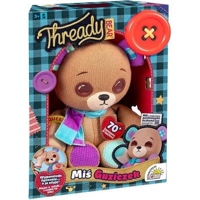 Thready Bear Button Interaktívny maskot