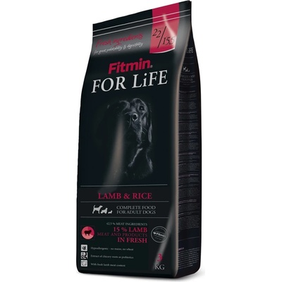 Fitmin For Life Adult All Breeds Lamb & Rice 3 kg