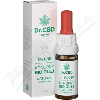 Dr.CBD 5% CBD konopný BIO olej 10 ml