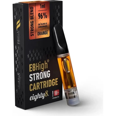 Eighty8 E8High Cartridge Orange, 96 % 1 ml