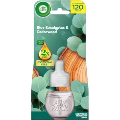 Air Wick електрически ароматизатор, Пълнител, Blue Eucalyptos & Cedarwood, 19мл