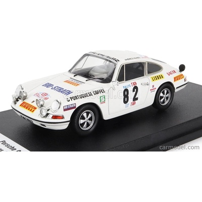 Trofeu Porsche 911s night Version N 82 Tap Rally 1972 A.nunes A.morais Bílá 1:43