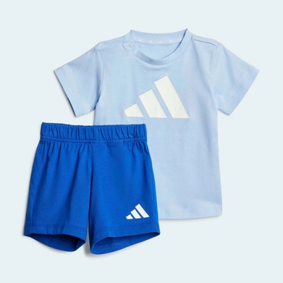 adidas detská bavlnená súprava JC9724 modrá
