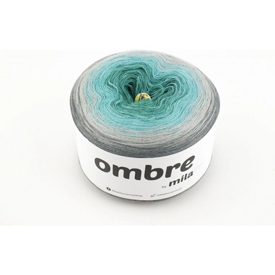 MILA OMBRE MERINO 1200m/3nitka MM28R - Mint