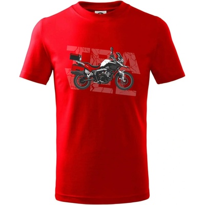 Cestovná enduro červená tričko detské červená