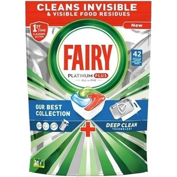 Fairy Platinum Plus gélové tablety do umývačky riadu 42 ks