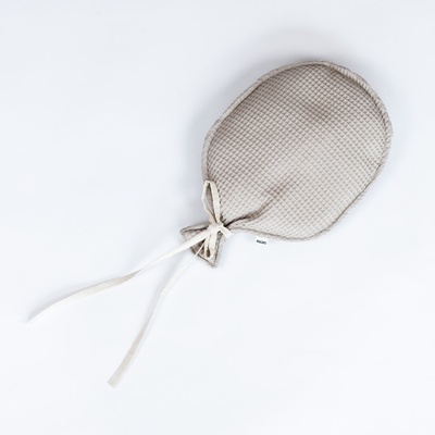 Tulimese Dekorační nástěnný balónek vaflový béžový VÝBĚR VARIANTY: BALÓNEK BEZ VÝŠIVKY