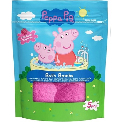 Peppa Pig Bath Bombs šumivá guľa do kúpeľa 5 x 50 g