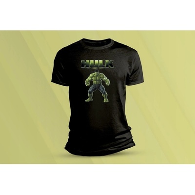 Sandratex dětské bavlněné tričko Hulk černá