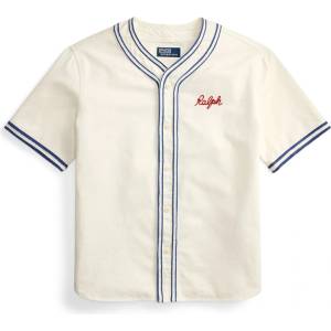 Ralph Lauren Риза с къс ръкав Polo Ralph Lauren Men's Short Sleeve Shirt - White/Blue