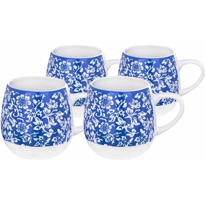 Orion Keramický hrnček Blue design 4 x 580 ml