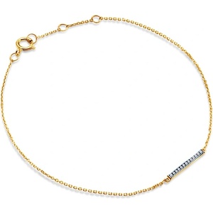 SAVICKI Гривна Celebrity, злато 585, бял диамант 0.03 К, 18 см