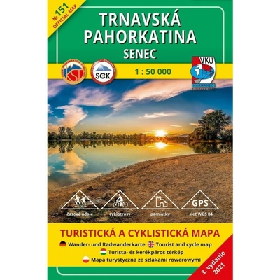 Trnavská pahorkatina - Senec 1:50 000 3.vydanie