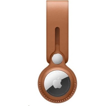 Apple AirTag Leather Loop Saddle Brown MX4A2ZM/A