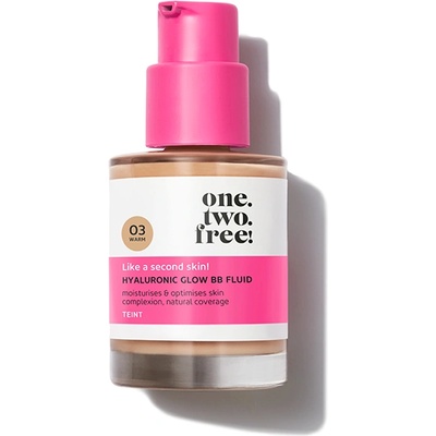 one.two.free! ONE TWO FREE! Skin-up Hyaluronic Glow BB Cream Fluid Дневен крем с цвят 30ml
