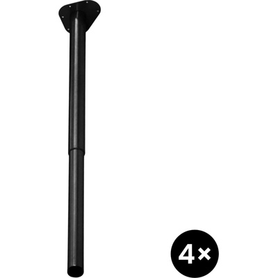 Walteco Výškově nastavitelná noha 50x800-1200 mm černá set 4 ks 11133-00600SET
