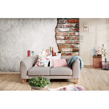 DIMEX ART s. r. o Самозалепваща се флизелинова фототапета избледняла мазилка 375 x 250 см