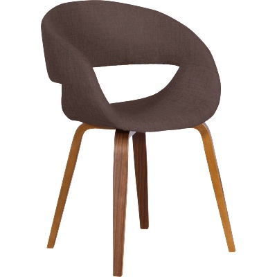 Carmen Трапезен стол Carmen 9975 - орех - кафяв (3530305_6)