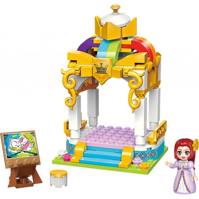 Qman Princess Leah 32011-4 Barevně glazovaný pavilon