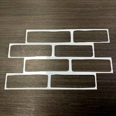 4Leaders Šablony na zeď vzor cihly 4 ks 25,3×43,1 cm