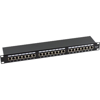 ASYTECH Networking Patch Panel 1U, FTP cat6, 24 RJ45 порта - ASYTECH Networking ASY-PP-FTP6-24 (ASY-PP-FTP6-24)
