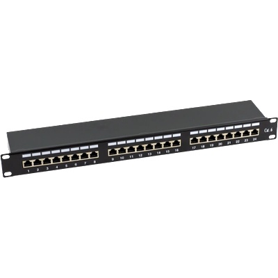 ASYTECH Networking Patch Panel 1U, FTP cat6, 24 RJ45 порта - ASYTECH Networking ASY-PP-FTP6-24 (ASY-PP-FTP6-24)