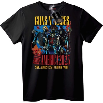 NOONEBRAND Тениска Guns N' Roses Американско турне 2023 - 3XL, White
