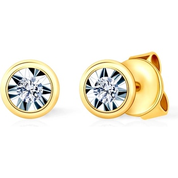 SAVICKI обеци: злато. диаманти